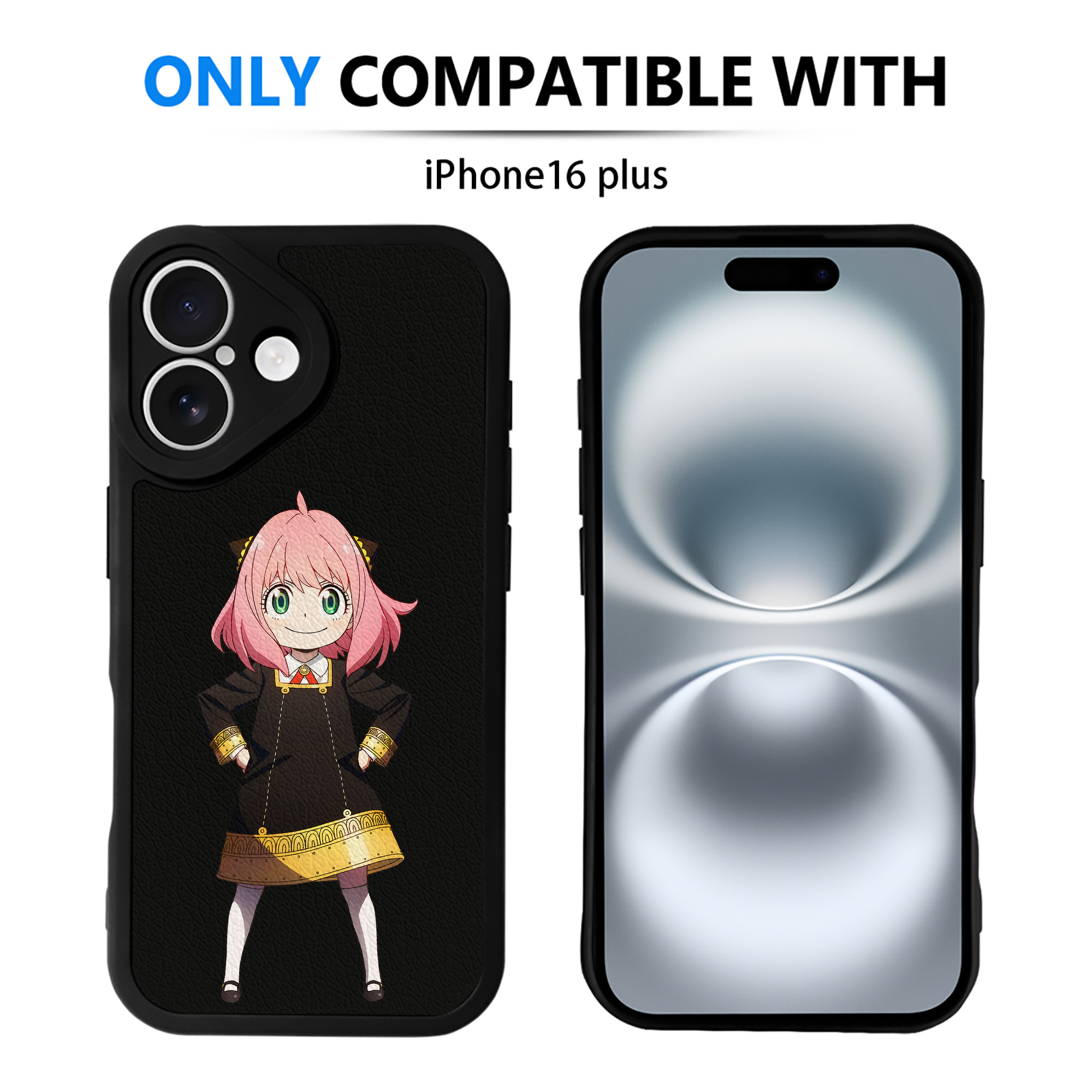 （画像用） SPY×FAMILY间谍家家酒 【iPhone 16シリーズ対応】シリコンスマホケース（レザー調） 材質：シリコン